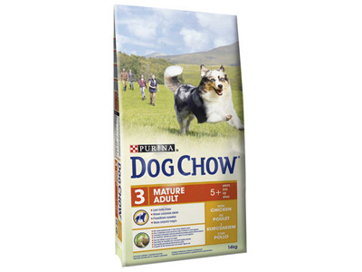 PURINA DOG CHOW Mature Adult Chicken 2x14kg+GRATIS