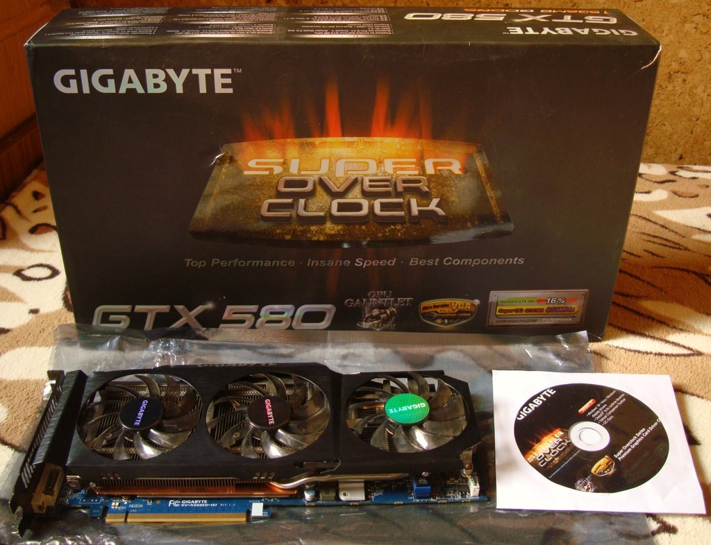Karta GTX 580 1536MB Uszkodzona Czytaj opis.