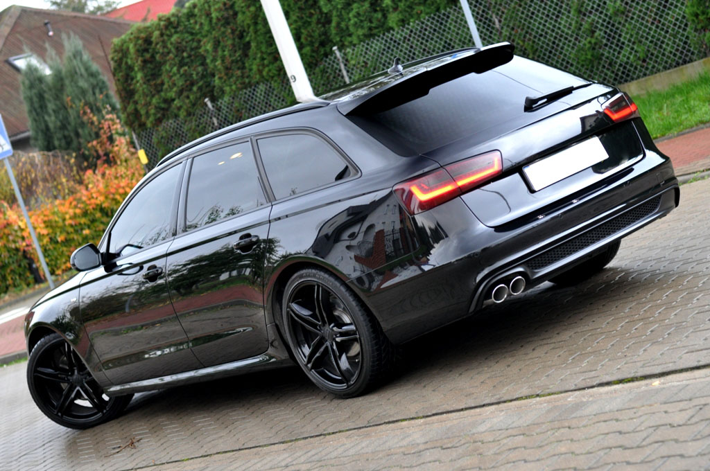 SLINE x2 Audi A6 C7 Black Edition FULL 7262452647 oficjalne archiwum Allegro