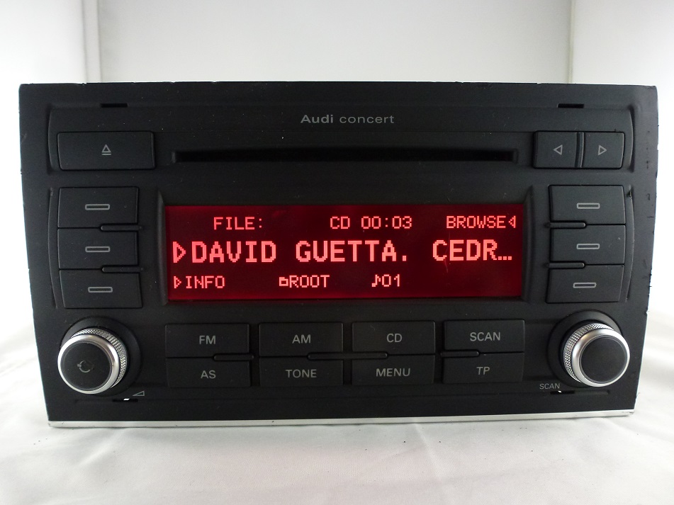 Radio CD Mp3 Concert III Audi A4 B6 B7 Seat Exeo