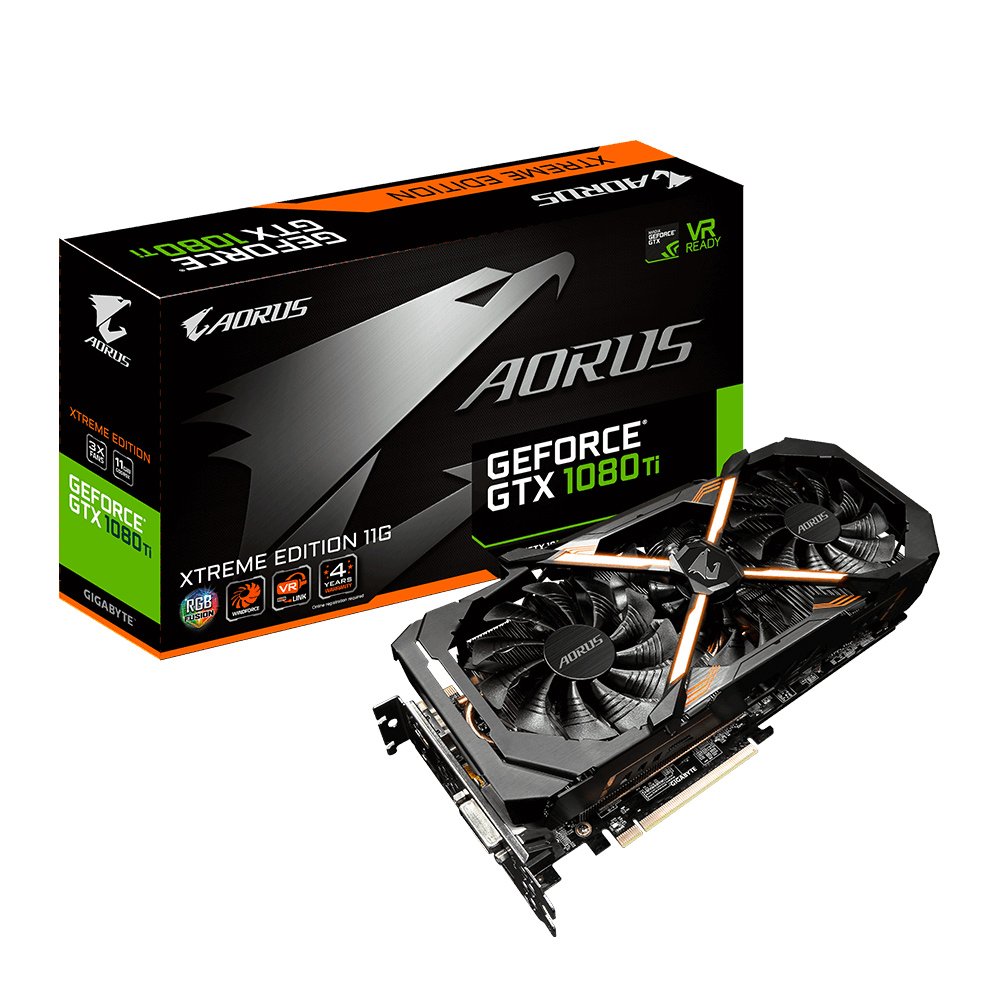 GIGABYTE AORUS GTX 1080Ti Xtreme Edition 11GB 3xDP