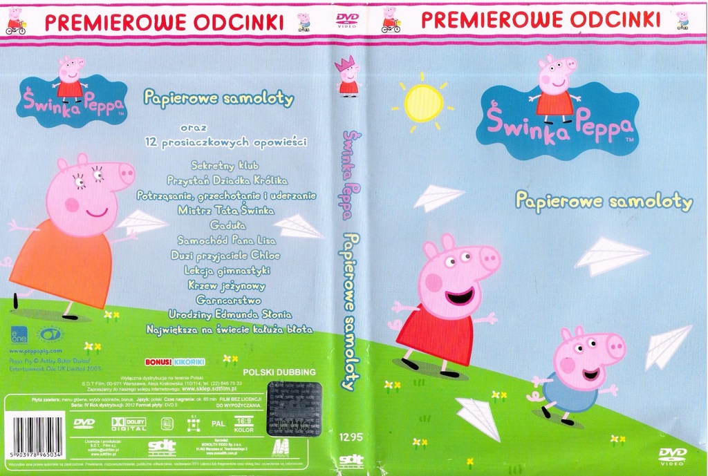 ŚWINKA PEPPA ** PAPIEROWE SAMOLOTY ** SUPER ZABAWA