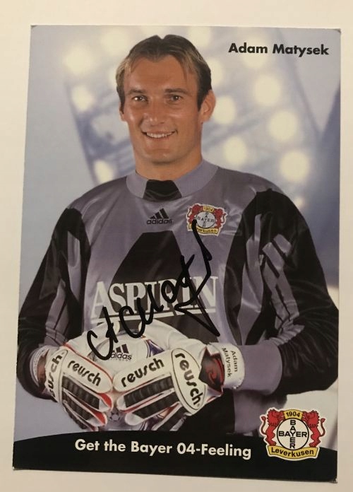 Bundesliga Adam Matysek Bayer Leverkusen autograf