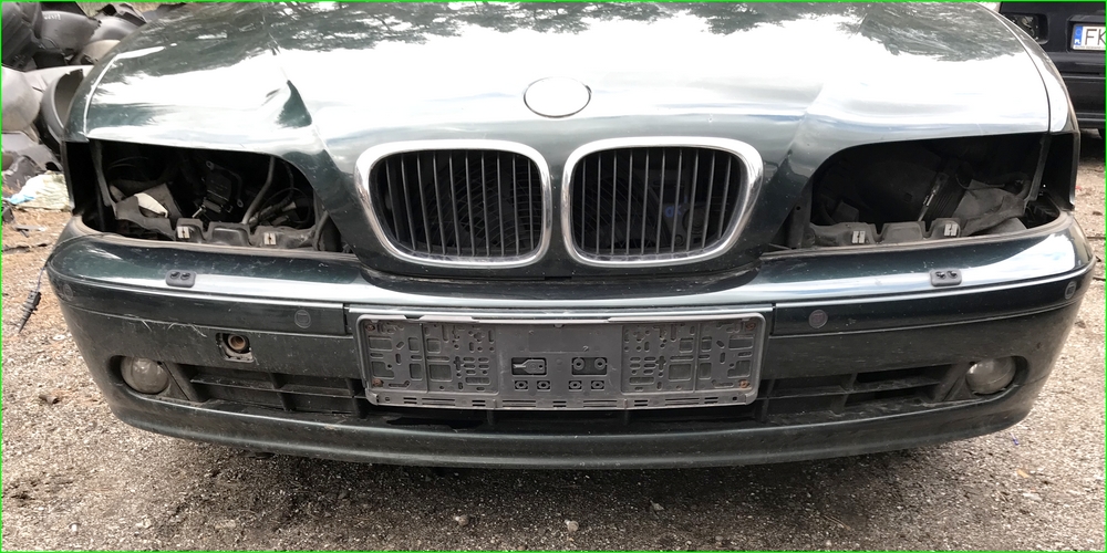 ZDERZAK PRZEDNI BMW E39 LIFT OXFORDGRUEN II 430 - 7232943105 ...