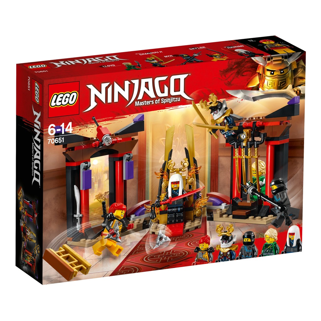 LEGO NINJAGO 70651 Starcie w sali tronowej