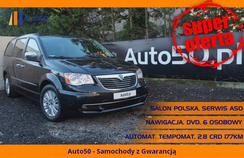 Lancia Voyager 2.8 CRD 177KM Platinum SALON POLSKA