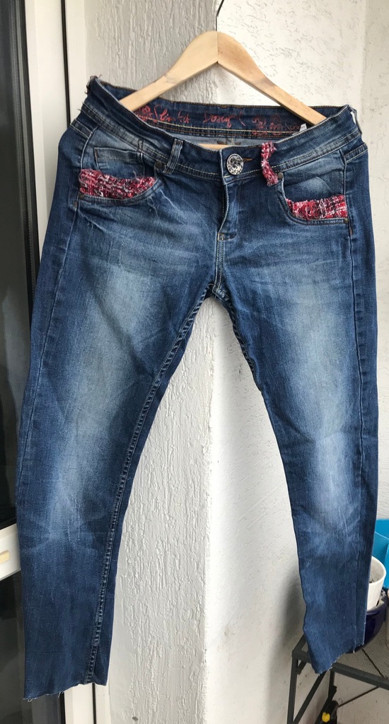 Spodnie jeansy damskie Desigual r 38