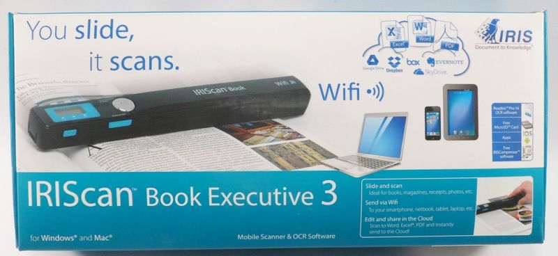 IRIS BOOK EXECUTIVE 3 SKANER MOBILNY JAK NOWY