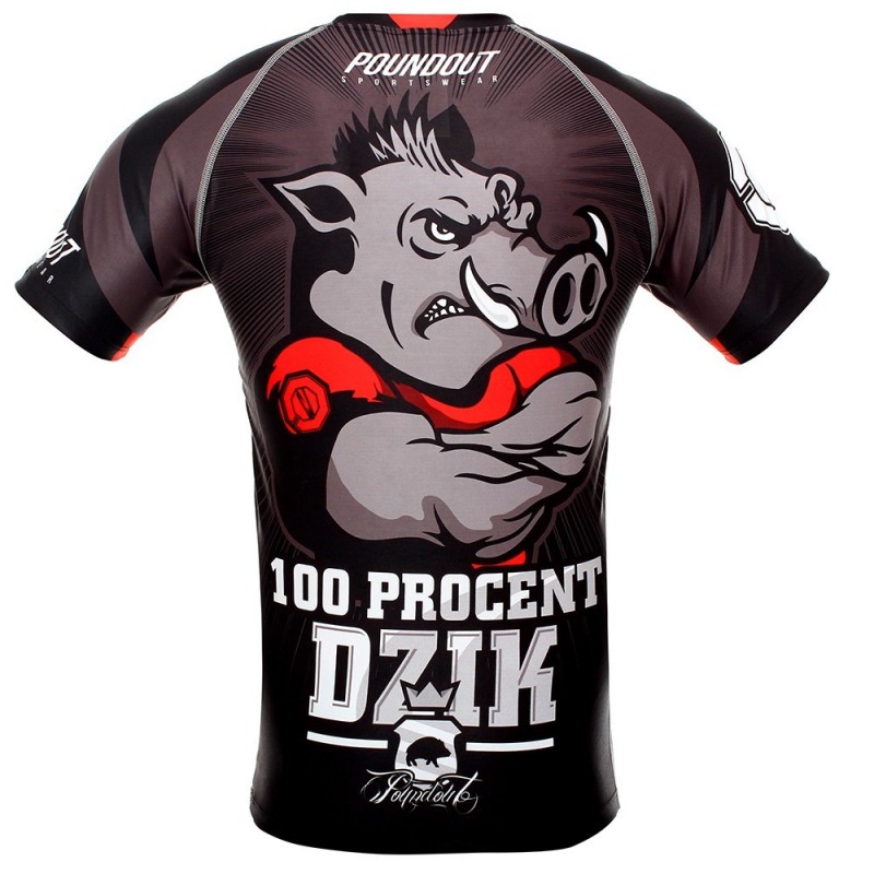 RASHGUARD POUNDOUT DZIK MMA BJJ krótki rękaw r. XL