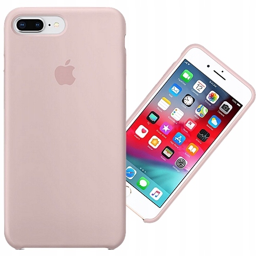 Apple silicone case etui do iPhone 7/8 PLUS Różowe