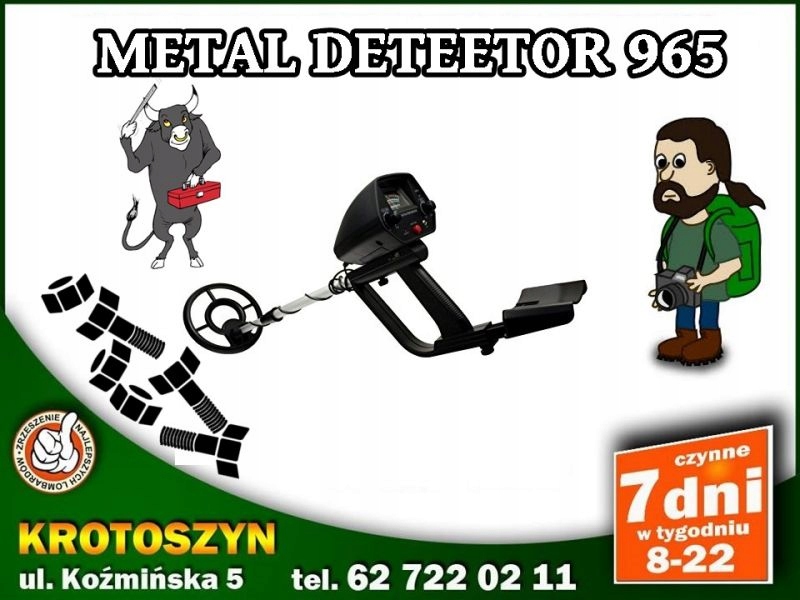 METAL DETECTOR 965/PUDEŁKO
