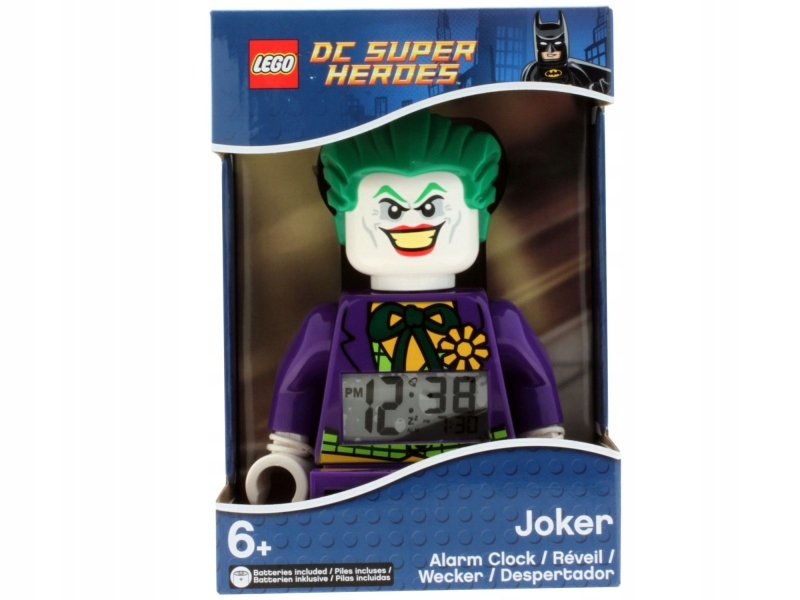 LEGO JOKER BUDZIK ZEGAREK DC SUPER HEROES