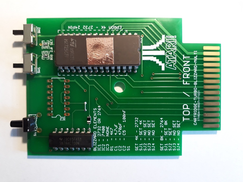 Cart atari TURBO BLIZZARD KNS BIG 2.0 + ATARES MOD