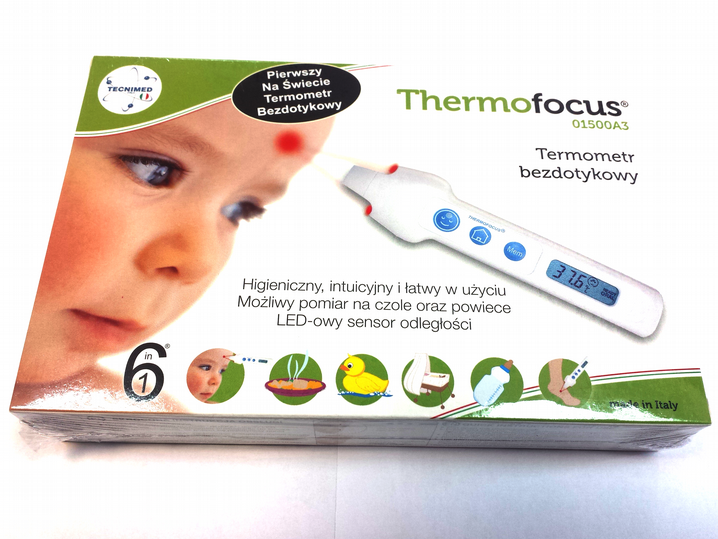 ## TERMOMETR BEZDOTYKOWY THERMOFOCUS 01500A3 ITALY