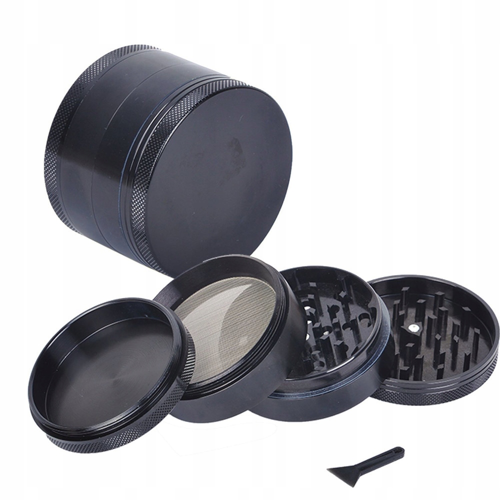 Młynek kreszer grinder aluminium 4 częściowy TANIO