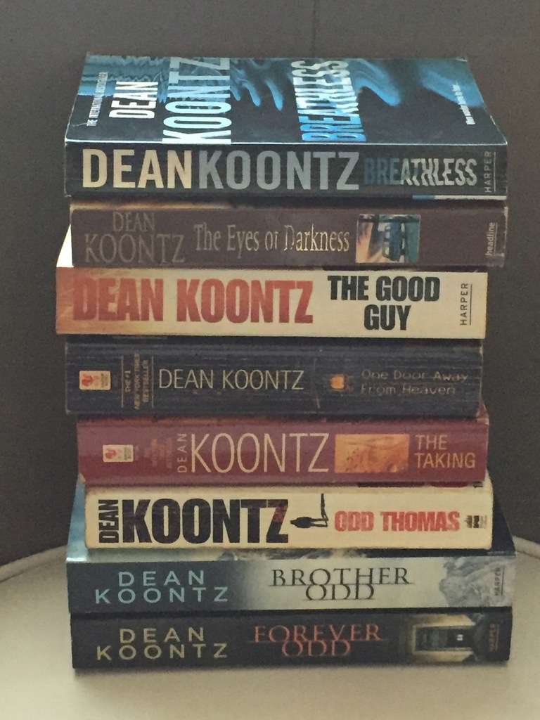 Kolekcja 8 książek Dean Koontz po angielsku