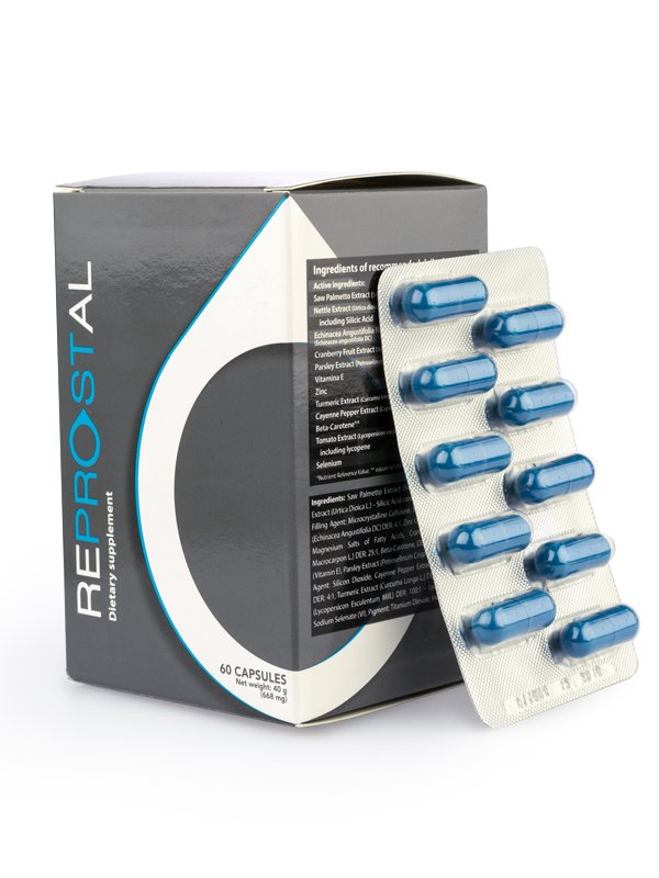 REPROSTAL - SUPLEMENT NA PRZEROST PROSTATY 60 kaps