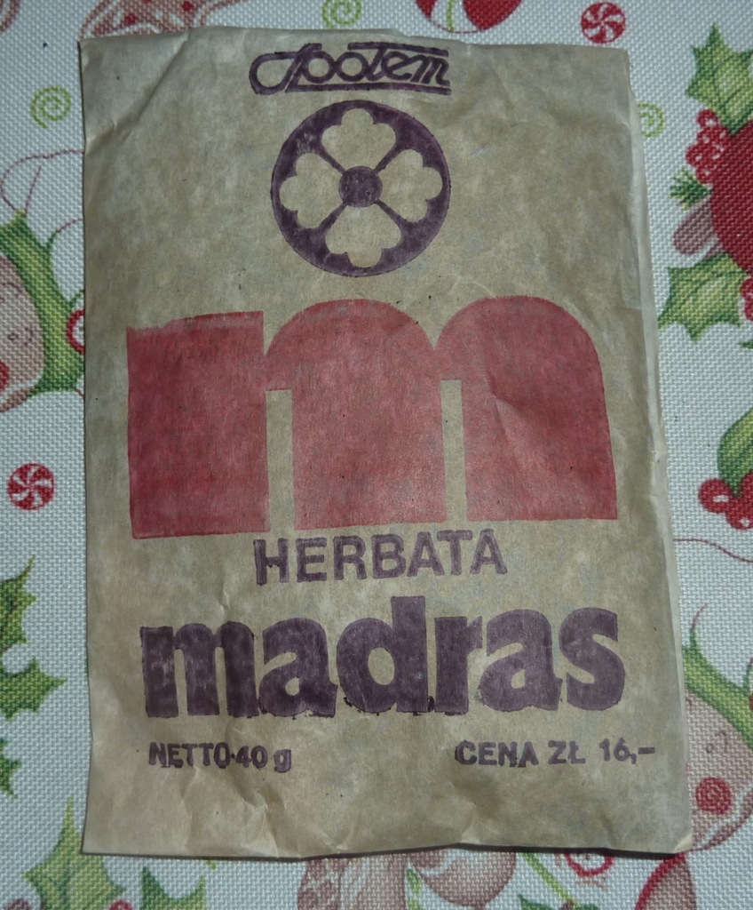 PRL HERBATA madras ORYGINAŁ LATA 80 Warszawa