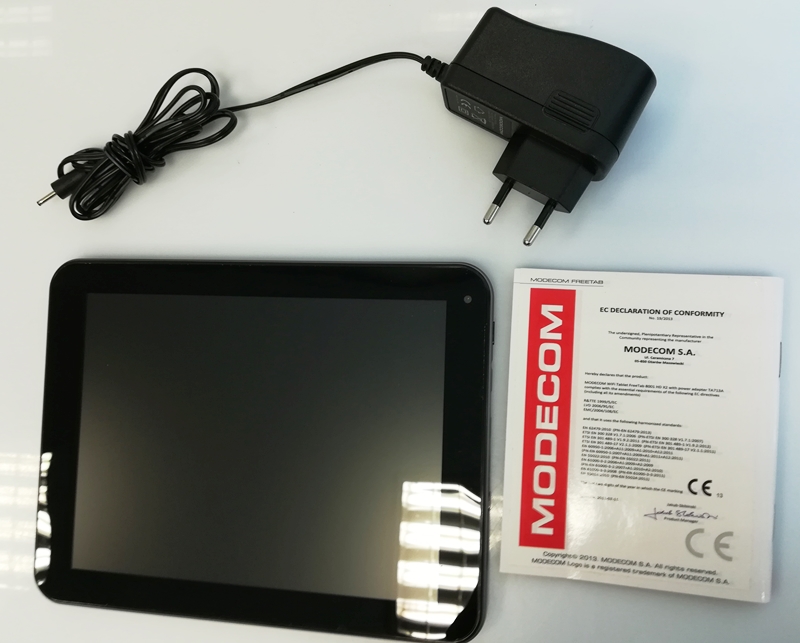 TABLET MODECOM 6001 + ŁADOWARKA