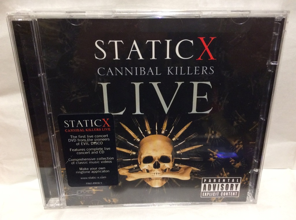 STATIC X CANNIBAL KILLERS LIVE CD+DVD JAK NOWA!!!