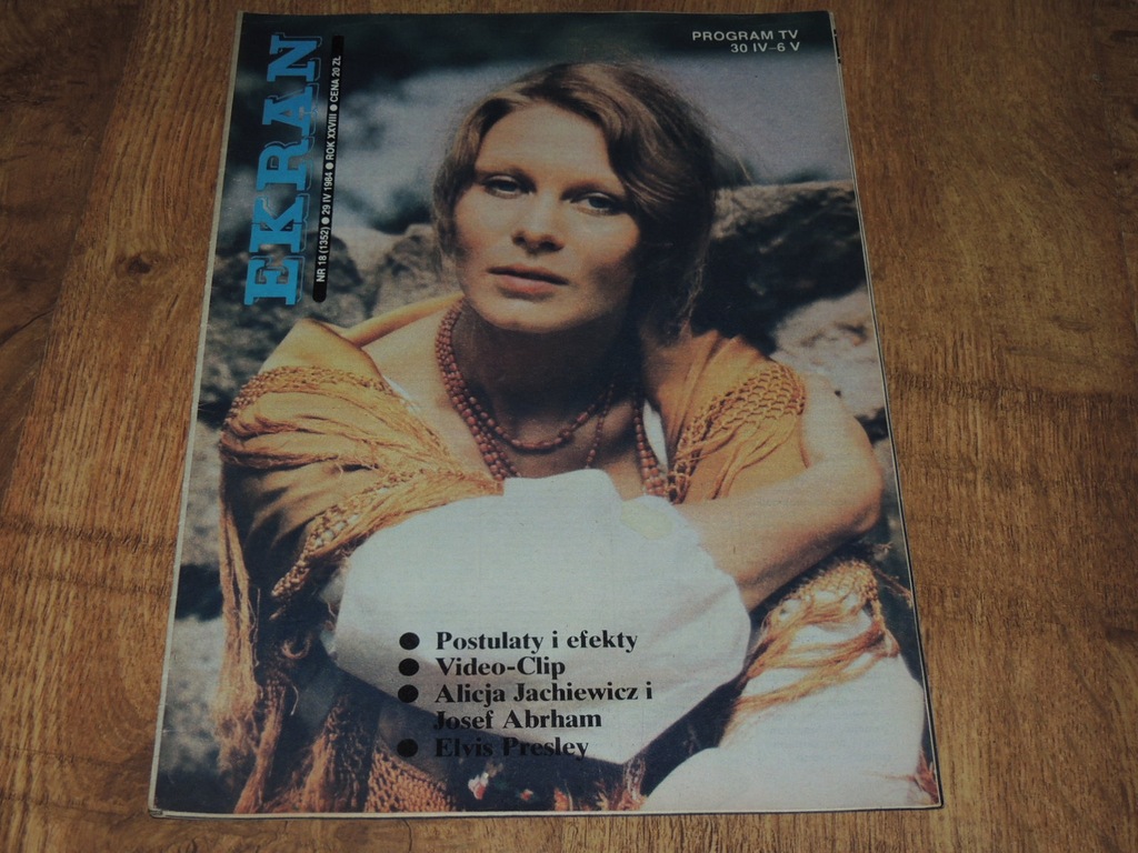 EKRAN 18/1984 A Jachiewicz Elvis Presley videoclip