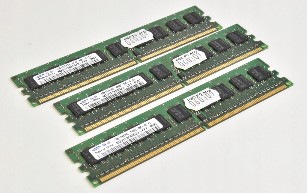 Pamięć RAM Samsung 3GB 3x1GB 800Mhz PC2-6400