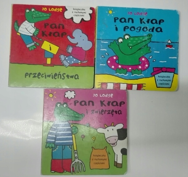 PAN KŁAP - -ZESTAW KSIĄŻEK DLA DZIECKA - - 3 SZT