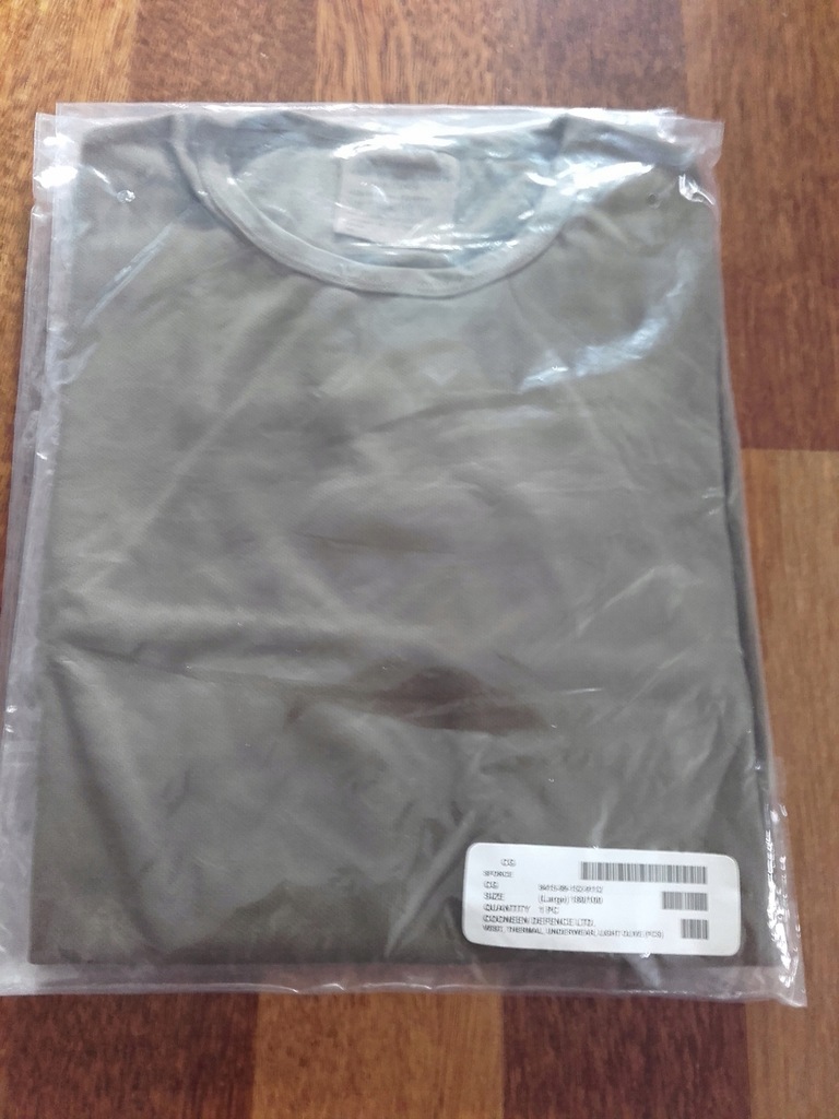 Bluza termoaktywana rozmiar Large 180/100