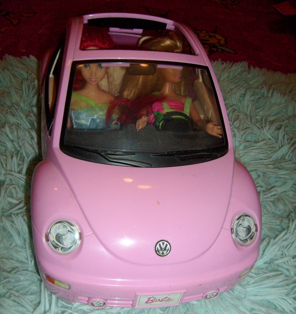 Mattel Barbie Różowy Samochód Garbus VW Beetle