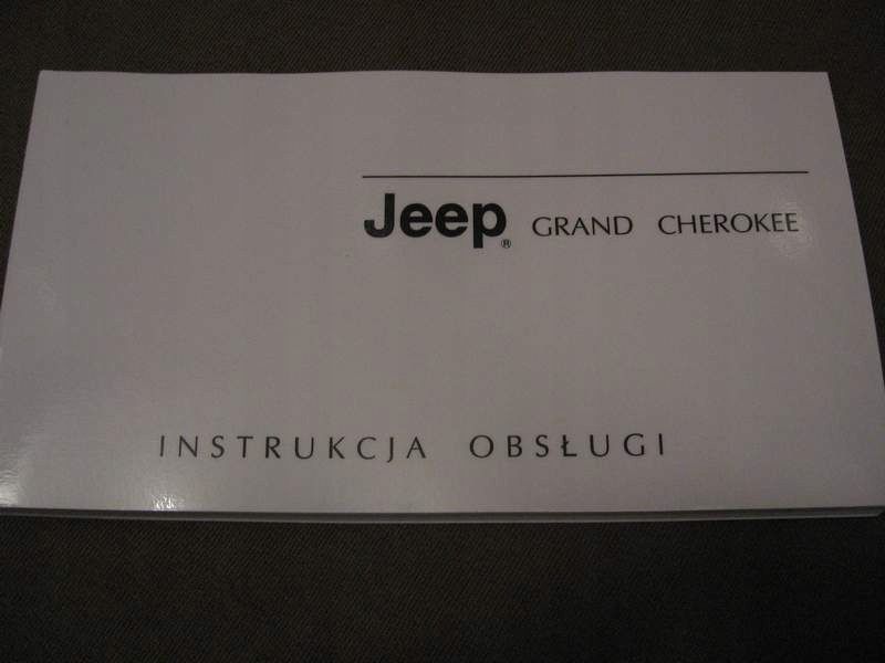 Jeep Grand Cherokee instrukcja obsługi 1999 2004