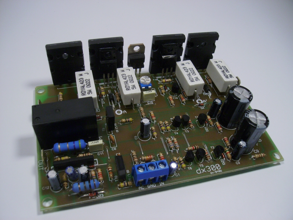 dx300B końcówka mocy 300W 2SC5200/2SA1943 PCB