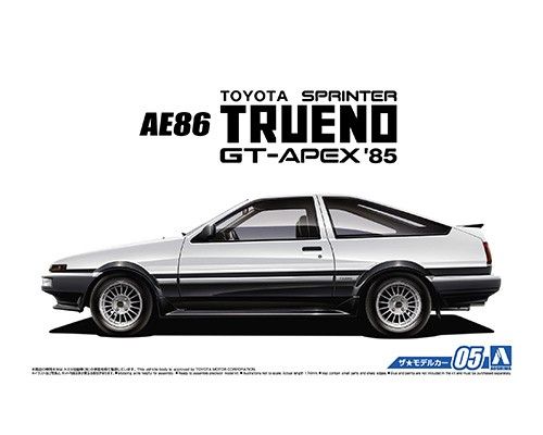 1/24 TOYOTA AE86 SPRINTER TRUENO GT-APEX '85