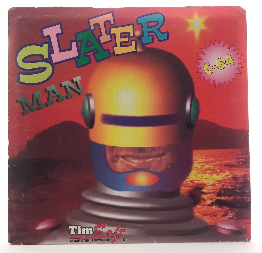 Commodore 64/128 gra Slater Man - Dysk TimSoft