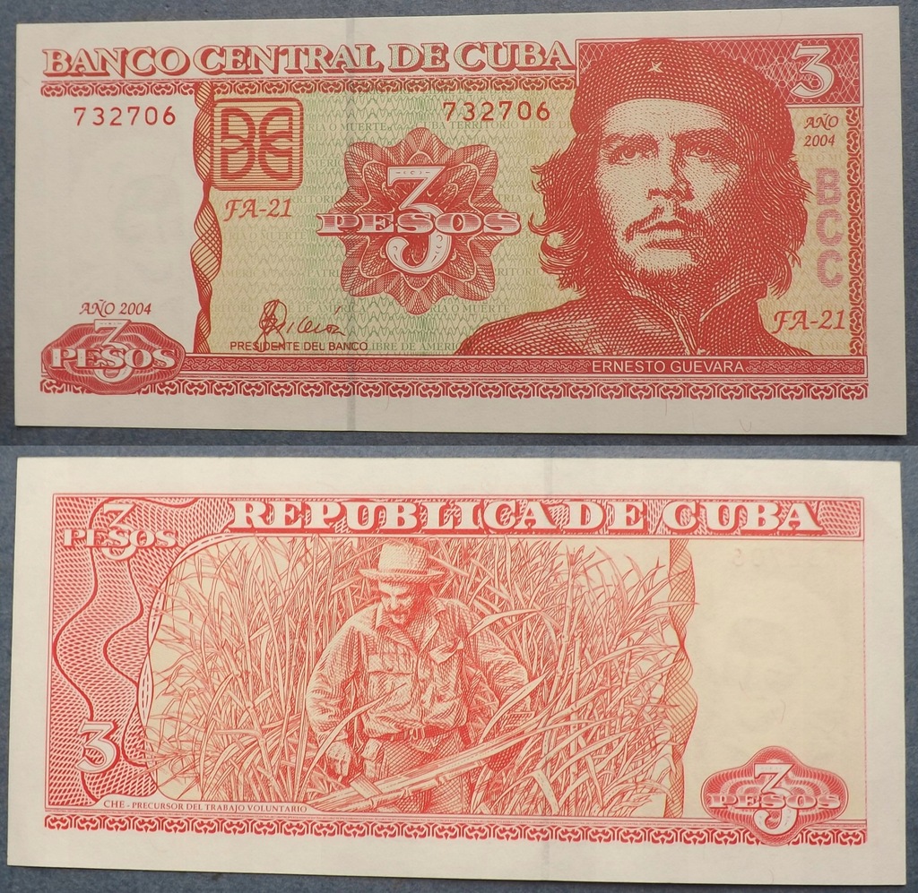 3 PESOS 2004 KUBA