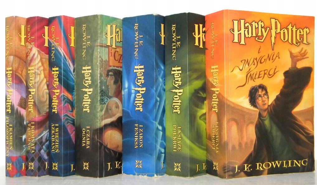 Wszystkie Części Po Kolei Harrego Pottera J.K. Rowling, Pakiet Harry Potter, części 1-7 - 7431973024 - oficjalne