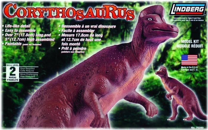 Model Dinozaur Hadrosaurus/Corythosaurus