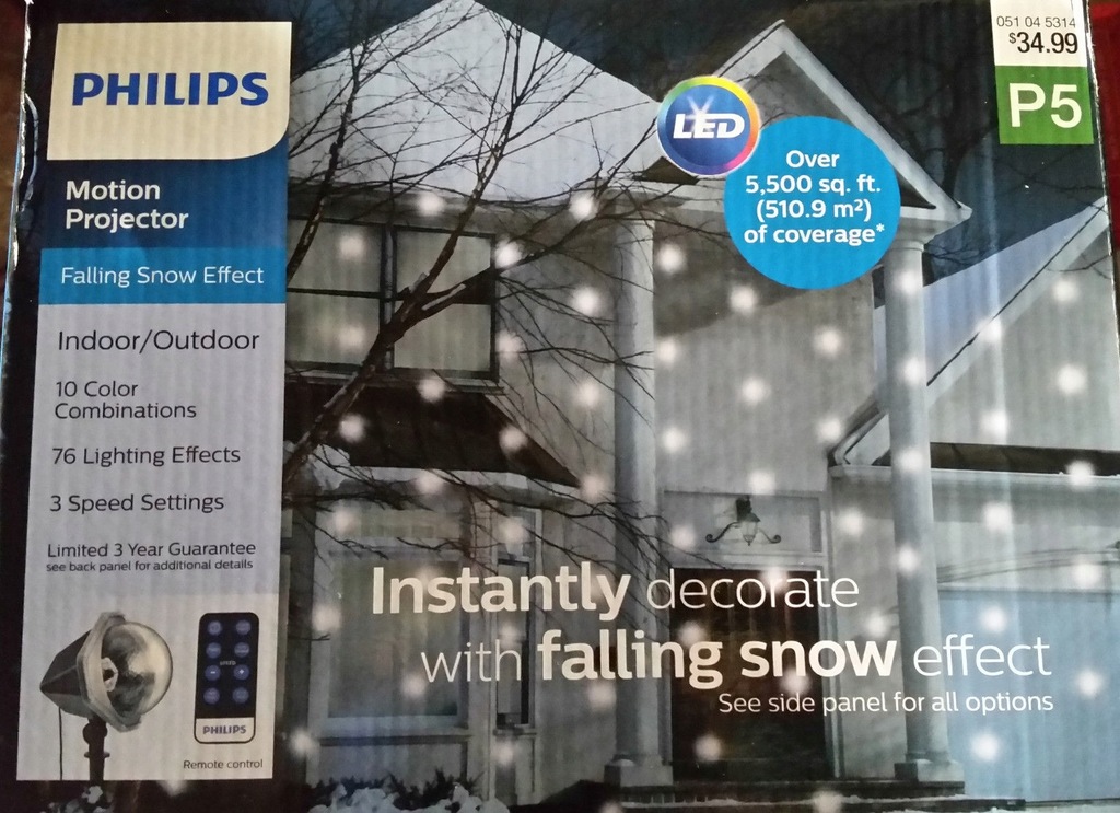 Philips P5 Projektor laserowy świąteczny LED 7721279981 oficjalne