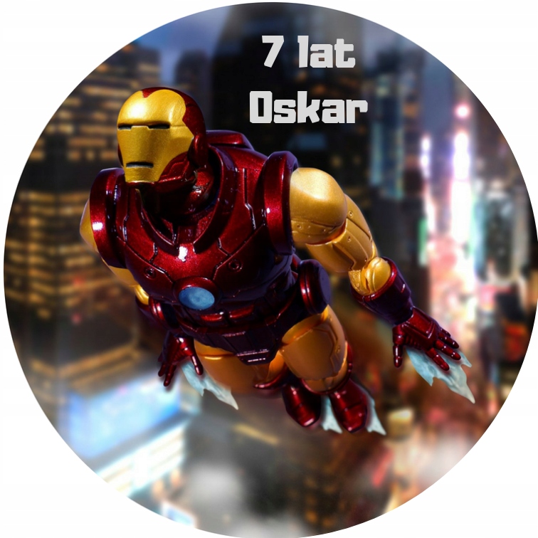 Opatek Na Tort Iron Man