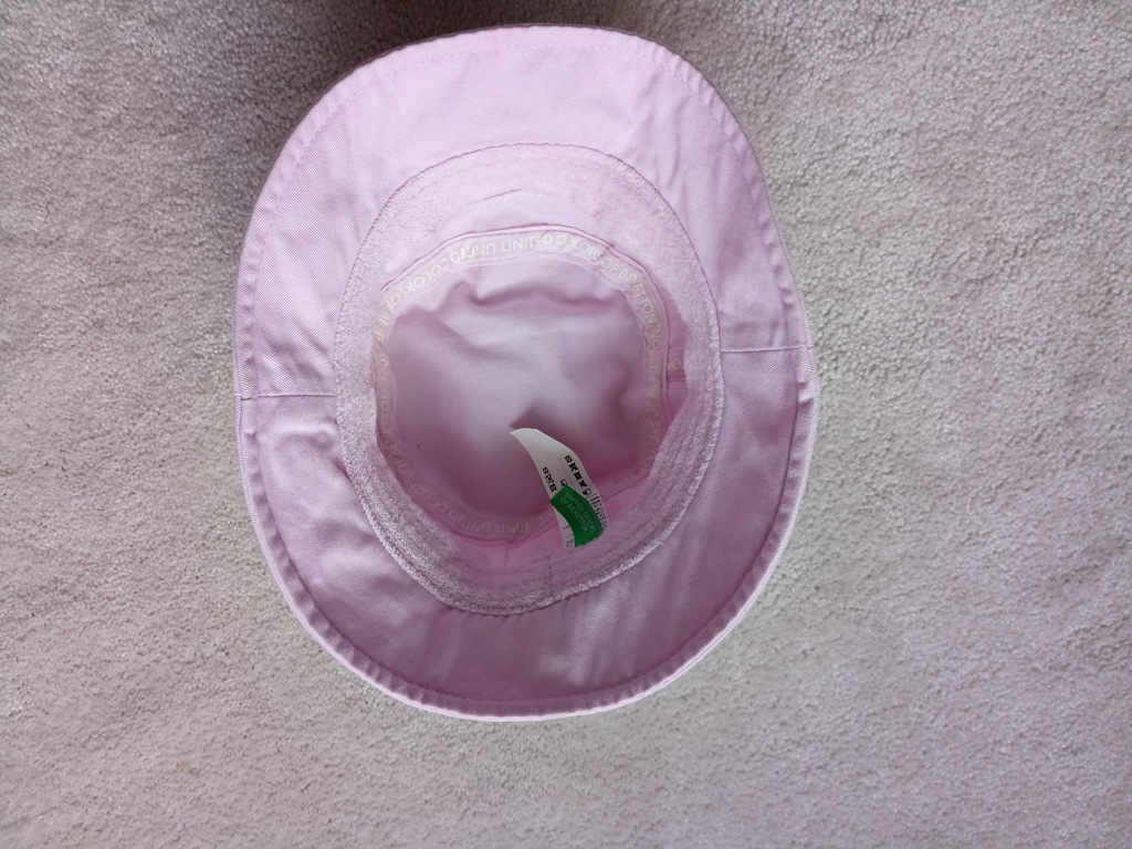 benetton czapeczka kapelusz letni dziewczęcy r. 74