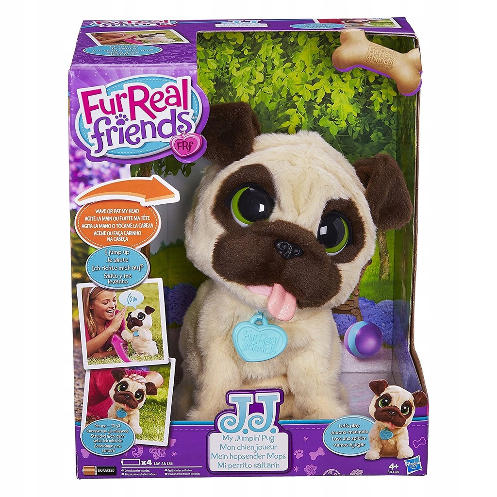 Mops Hasbro FurReal Friends B0449EU4JJ 7699954098 oficjalne archiwum Allegro