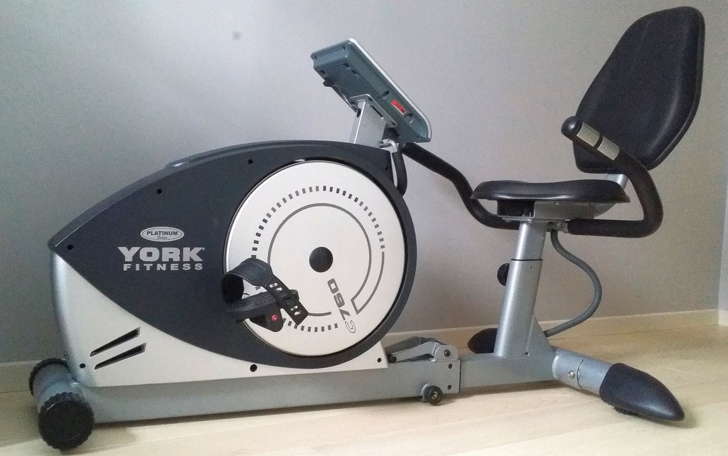 Rower poziomy treningowy York C760. Stan b. dobry.