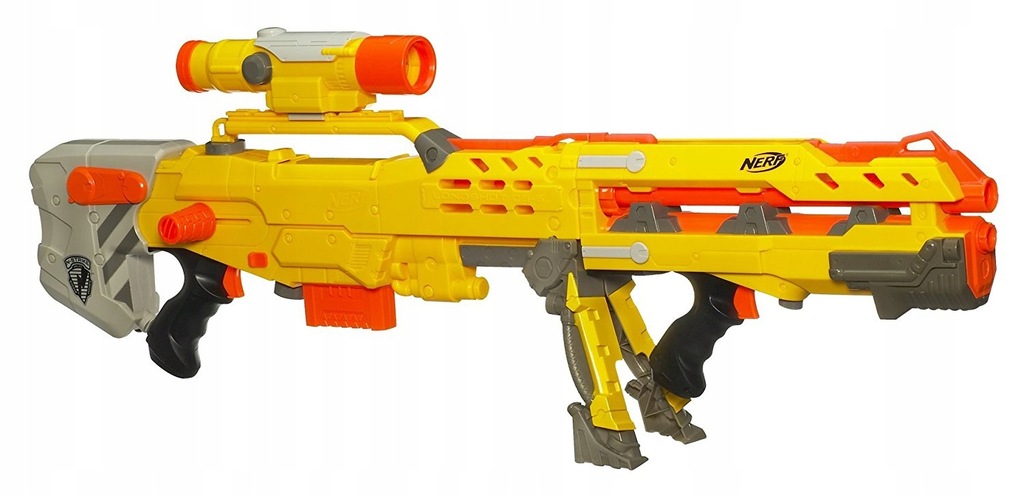 【お年玉セール特価】 SNAJPERKA NERF 7594532054 - CELOWNIK CS-6 LONGSHOT N-STRIKE トイガン