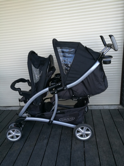 GRACO wózek spacerowy bliźniaczy rok po roku ideał