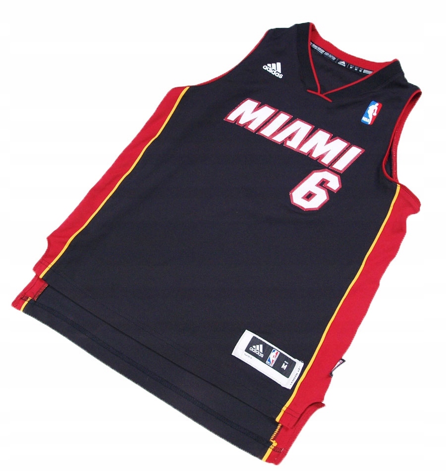 ADIDAS NBA MIAMI JAMES KOSZULKA MŁODZIEŻOWA R.M