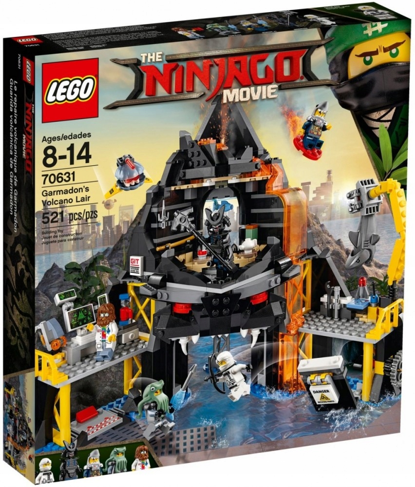 Lego Ninjago Wulkaniczna kryjówka Garmadona