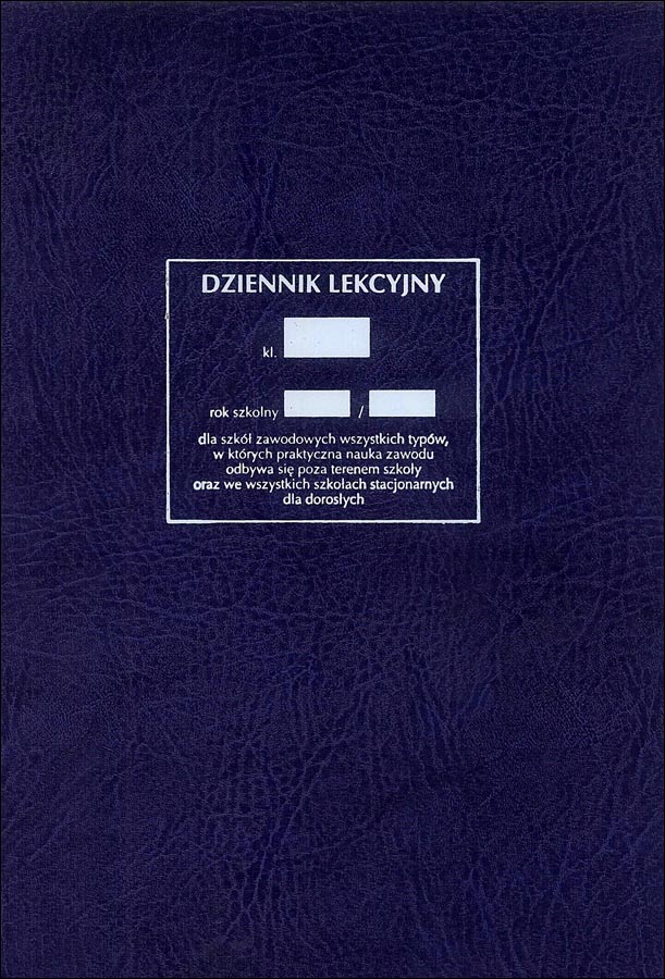 I/4 Dziennik lekcyjny dla szkół zawodowych