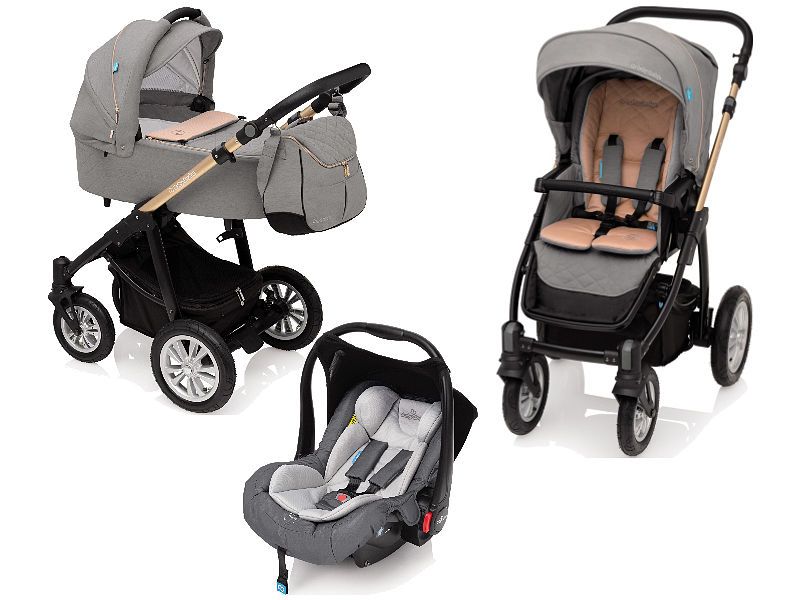 WÓZEK WIELOFUNKCYJNY 3W1 LUPO COMFORT BABY DESIGN