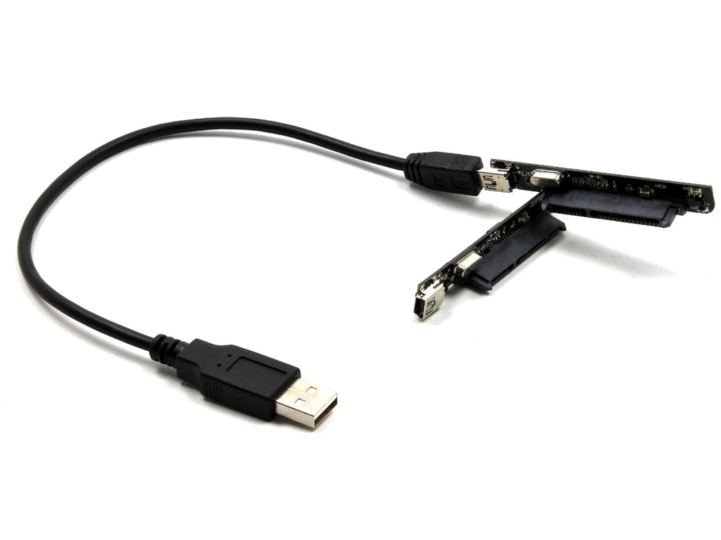 PRZEJŚCIÓWKA SATA USB + KABEL DYSK 2,5" - 7299502795 - oficjalne ...