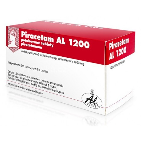 PIRACETAM AL 1200MG 120 TABLETEK PAMIĘĆ NAUKA