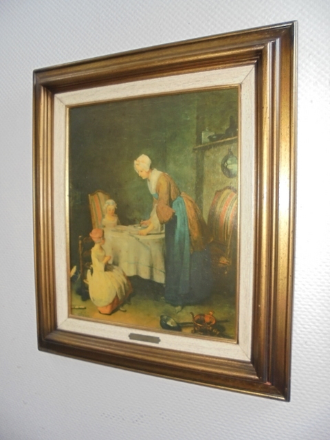 obraz Modlitwa przed posiłkiem J.B.S. Chardin